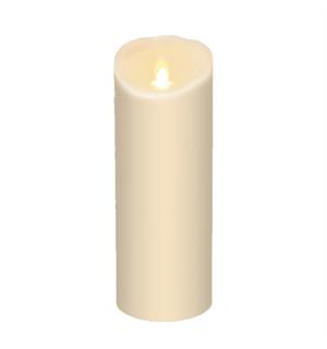 LED kubbelys IVORY Ø:80/H:210mm Lys uten flamme - trygt og enkelt! 